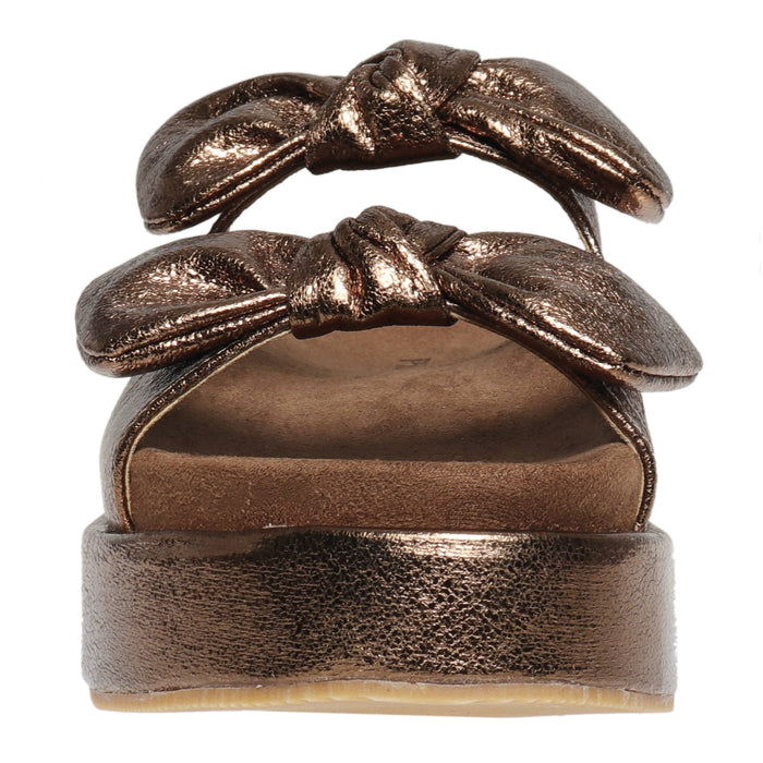 Ariel Bronze Bow Sandals