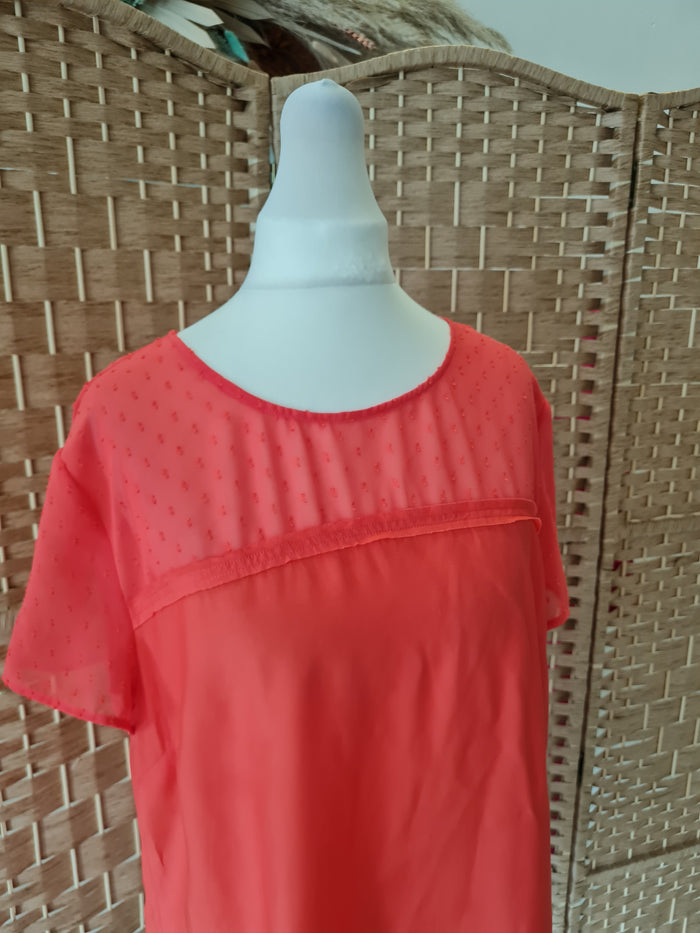 Armani Jeans Coral Top M