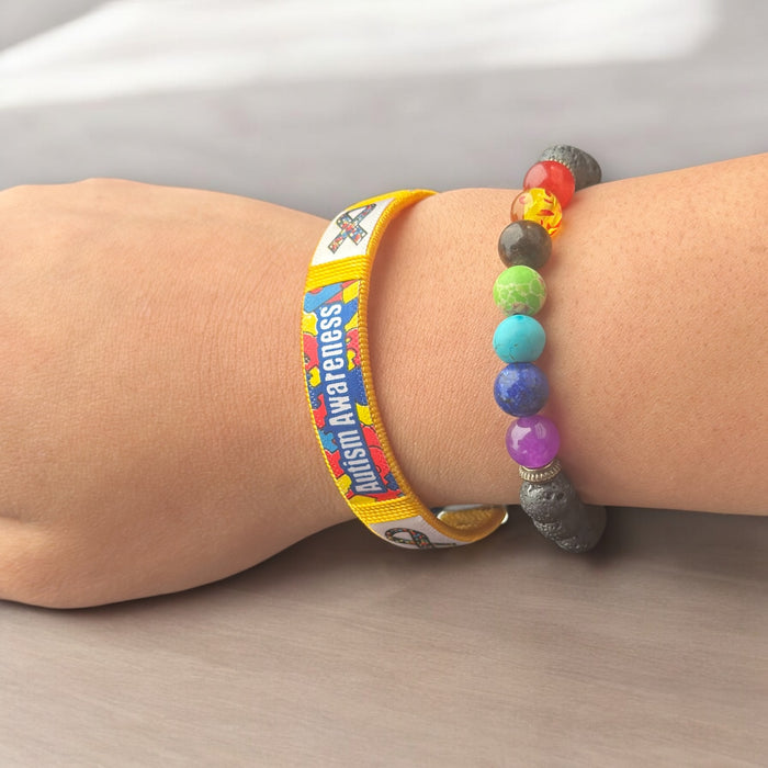Autism Awareness Bracelet for Adult – Bold & Supportive Design image 0