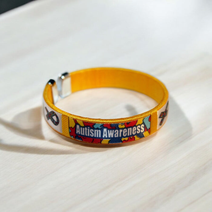 Autism Awareness Bracelet for Adult – Bold & Supportive Design image 1