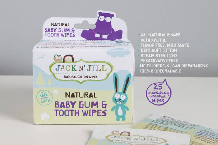 Baby Gum & Tooth Wipes - 25 Pack