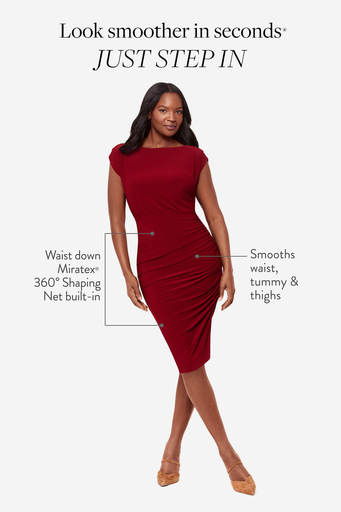 Bali Shaping Dress in Crimson