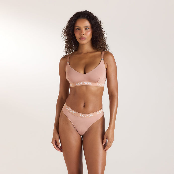 Bamboo Nurture Nursing Bra - Honey