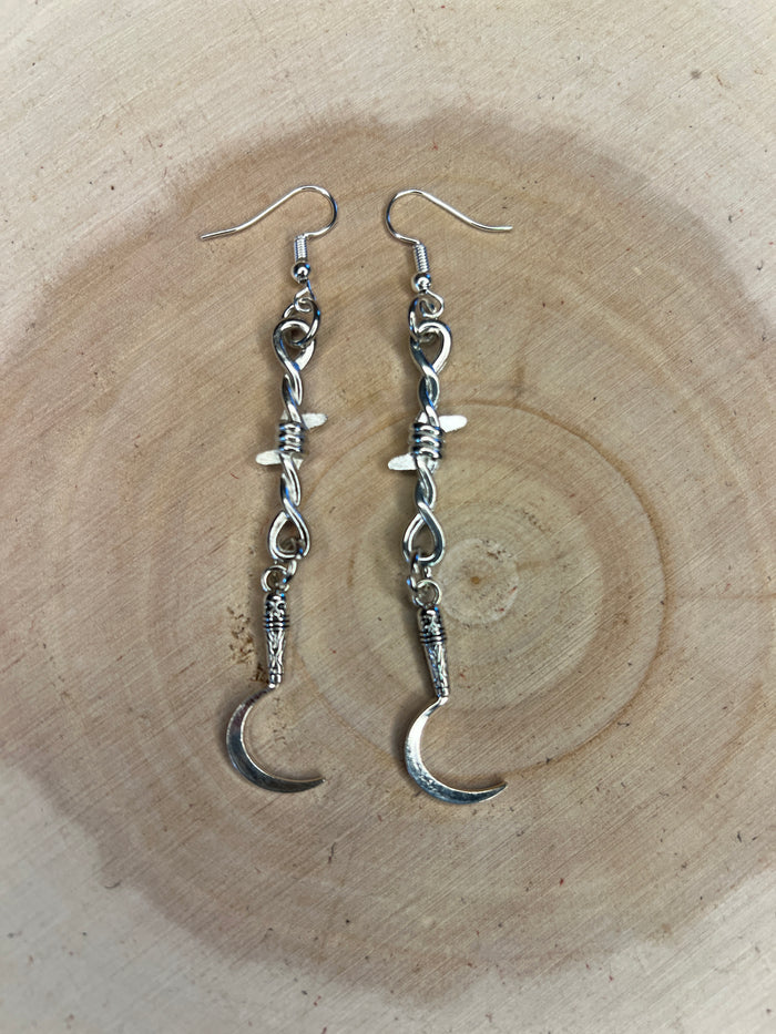 Barbwire Dangle Earrings Look More Styles