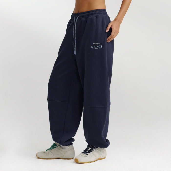 Barrel Leg Joggers - Dark Blue