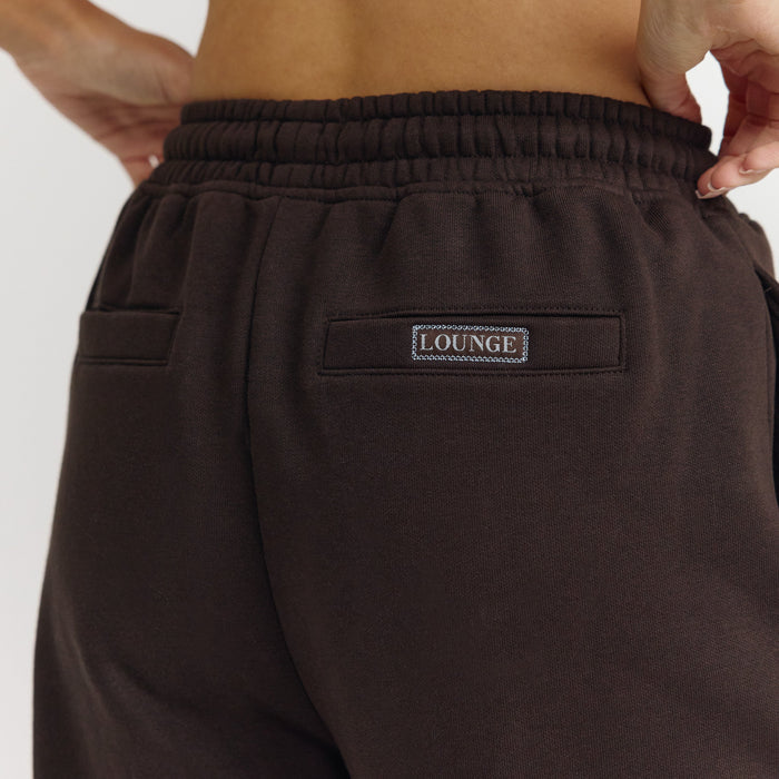 Barrel Leg Joggers - Dark Chocolate