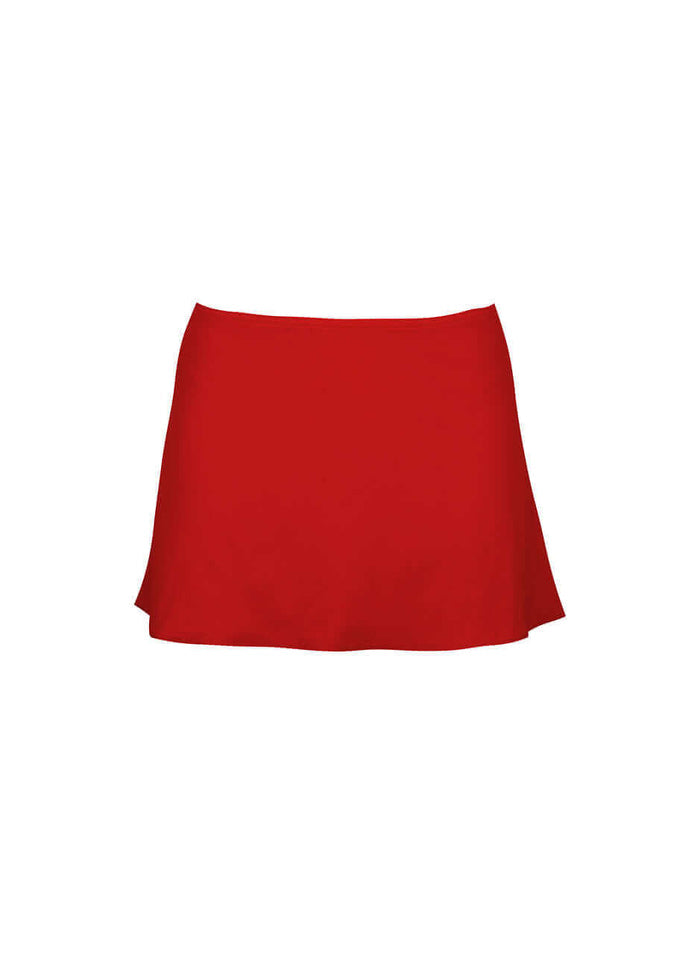 Karla Colletto Basic A-Line Skirt Color: Cherry Size: XS at Petticoat Lane  Greenwich, CT