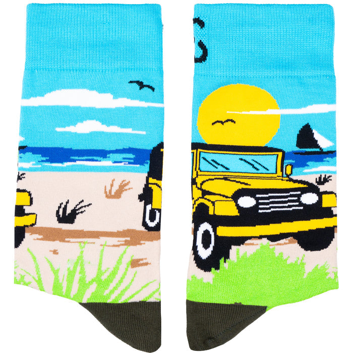 Beach Cruise Cotton Socks