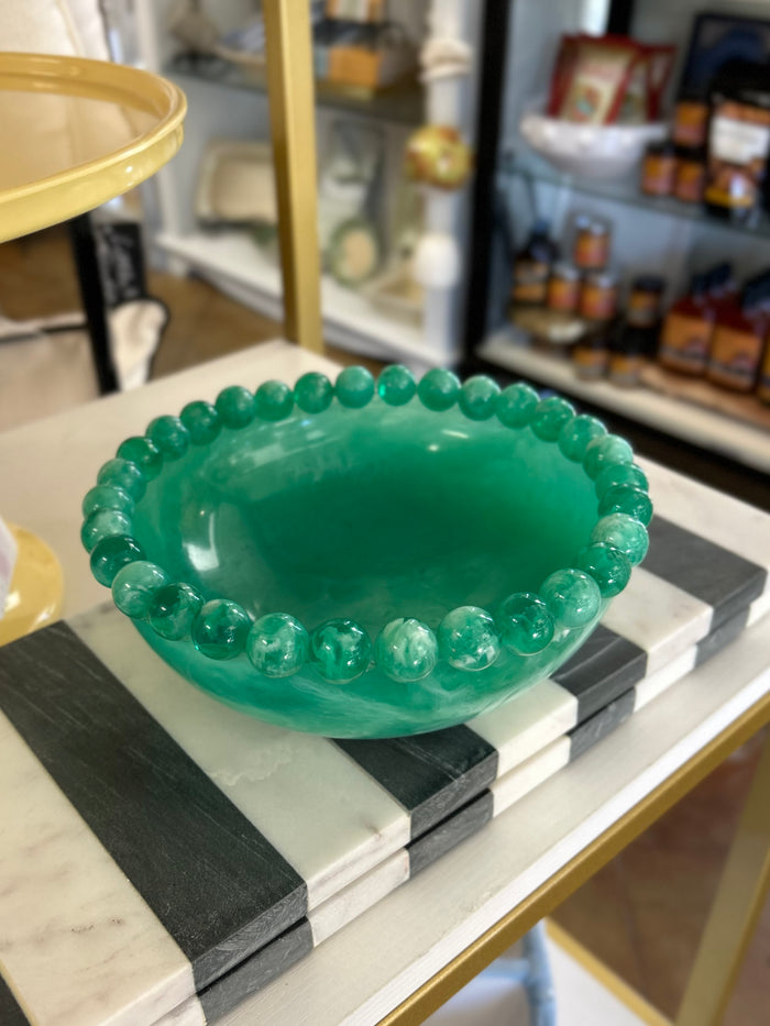 Beaded Rim Bowl (Multiple Colors Available)