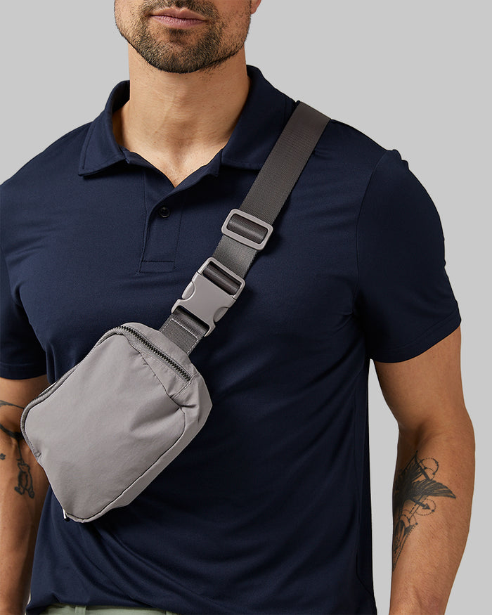 32 Degrees Steel Grey _ Belt Bag {bottom}{right}