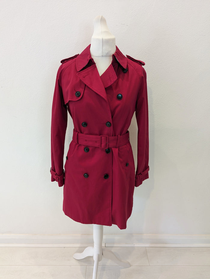 Ben Sherman red trench M NWT RRP £110