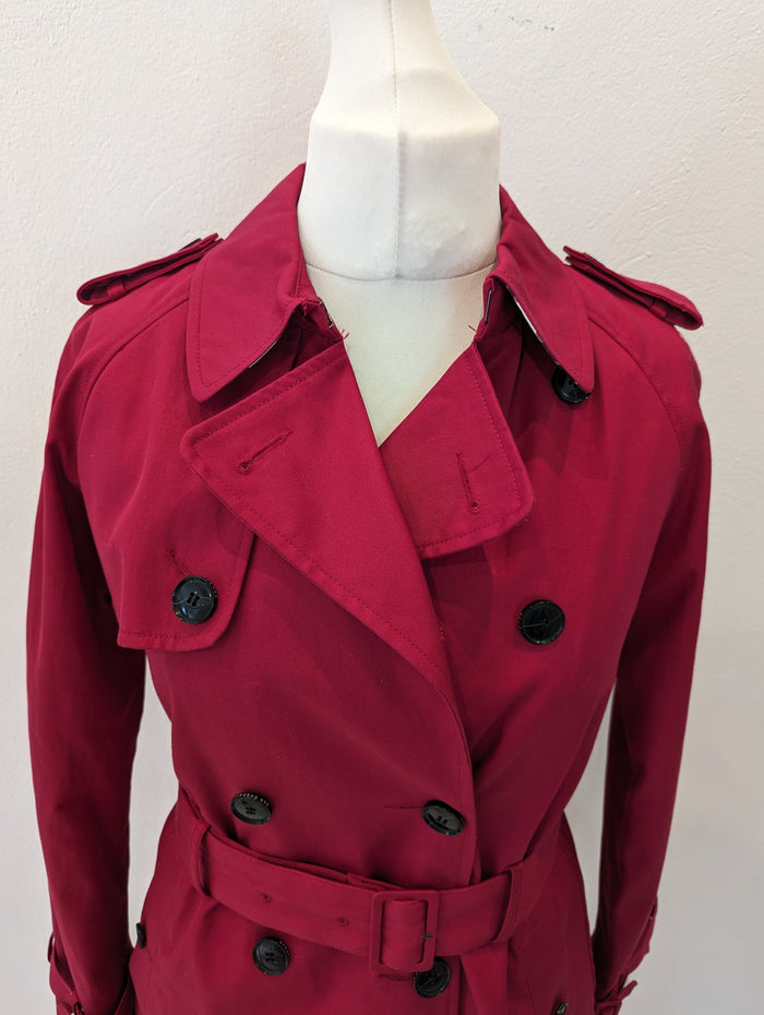 Ben Sherman red trench M NWT RRP £110