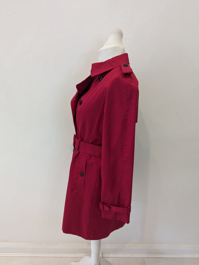 Ben Sherman red trench M NWT RRP £110