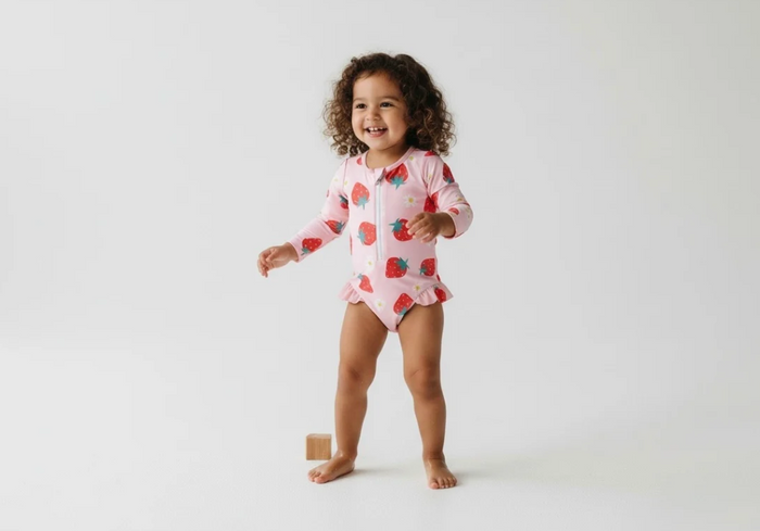 Berry Splash Swimsuit for Girls image 0