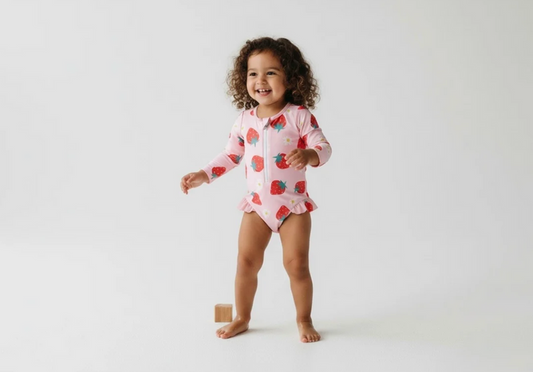 Berry Splash Swimsuit for Girls image 0