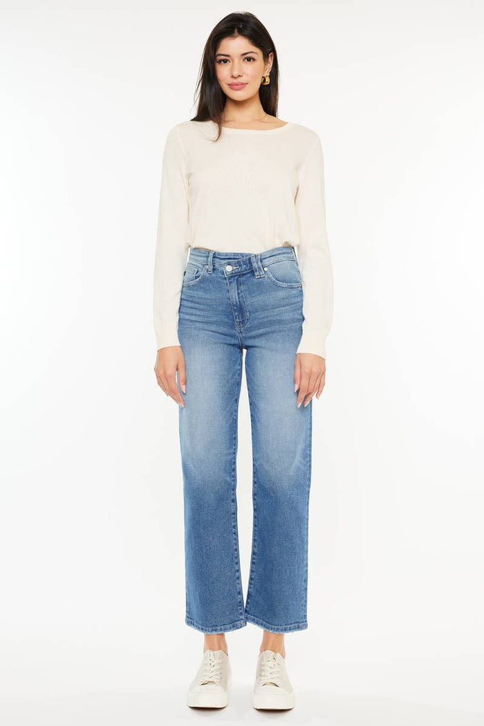 Birmingham High Rise Straight Kancan Jeans