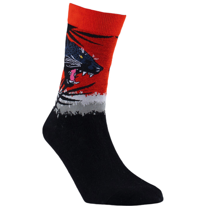 Black Leopard Bamboo Socks