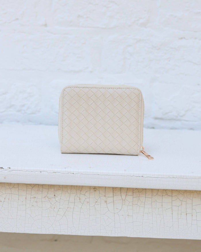 Blakely Wallet - Woven Almond