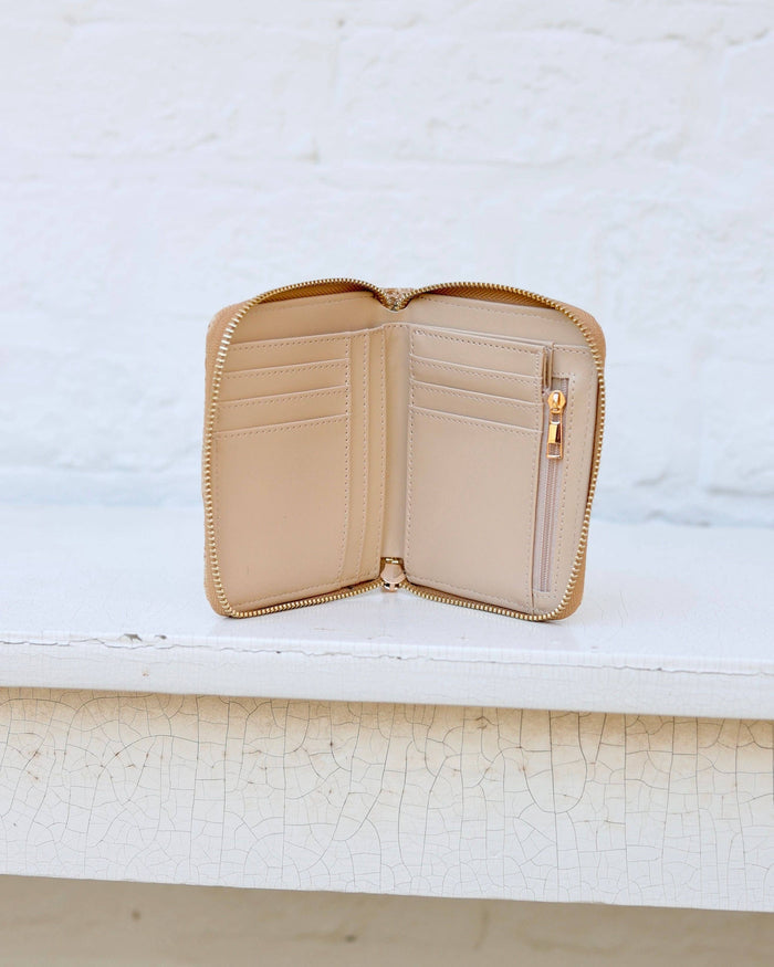 Blakely Wallet - Woven Almond