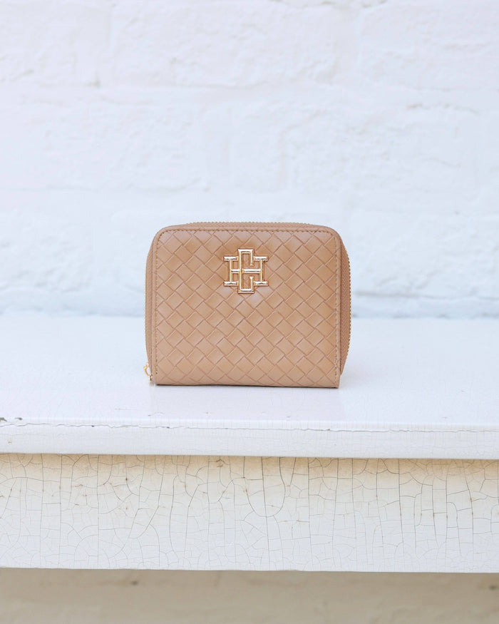 Blakely Wallet - Woven Tan