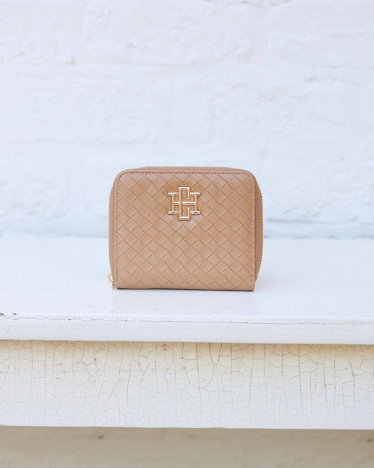 Blakely Wallet - Woven Tan