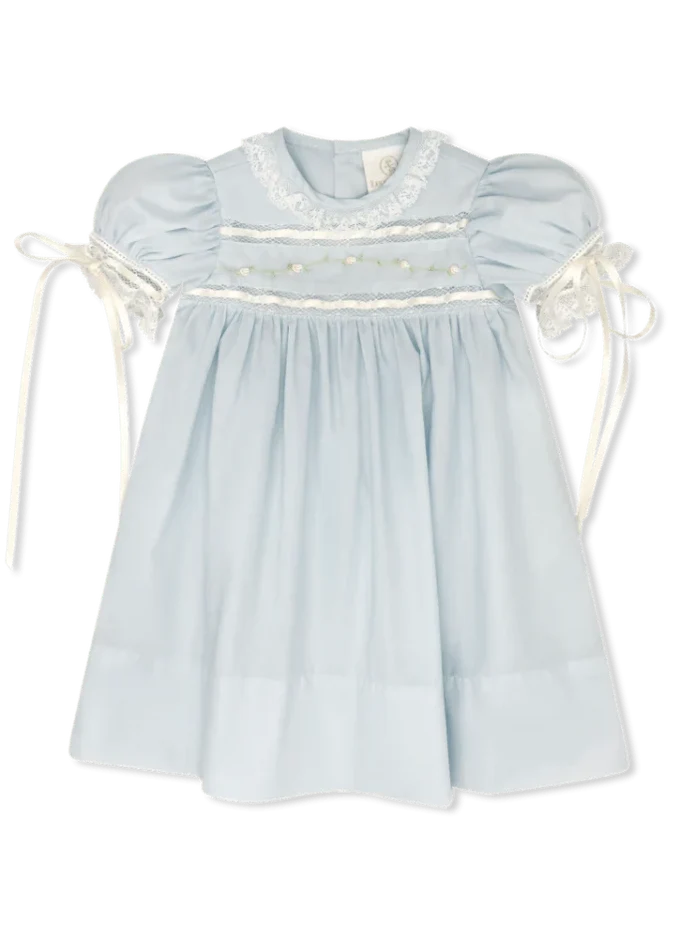 Blessings Blue Batiste Tiny Town Dress