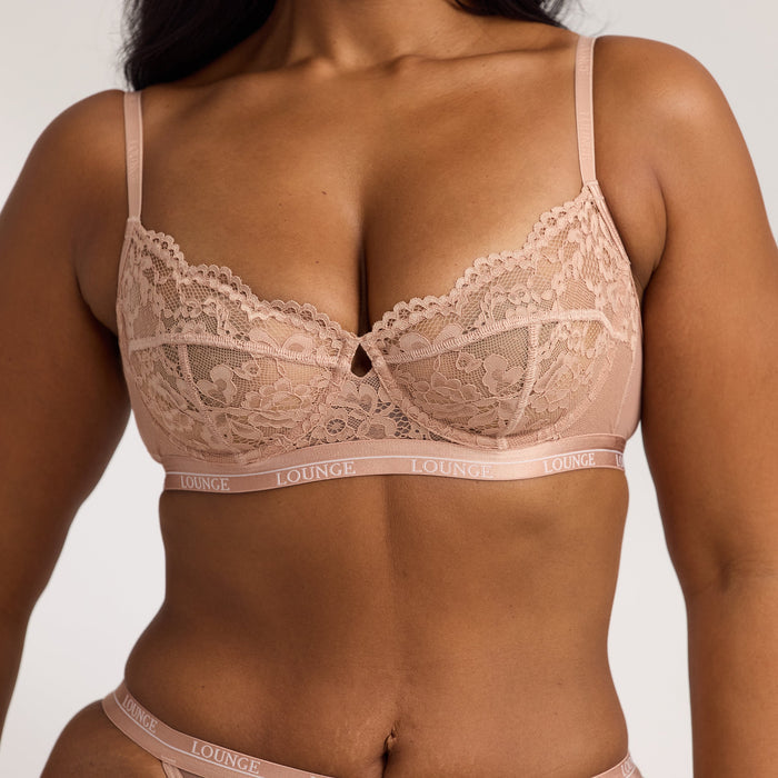 Blossom Balcony Bra  - Dusty Rose