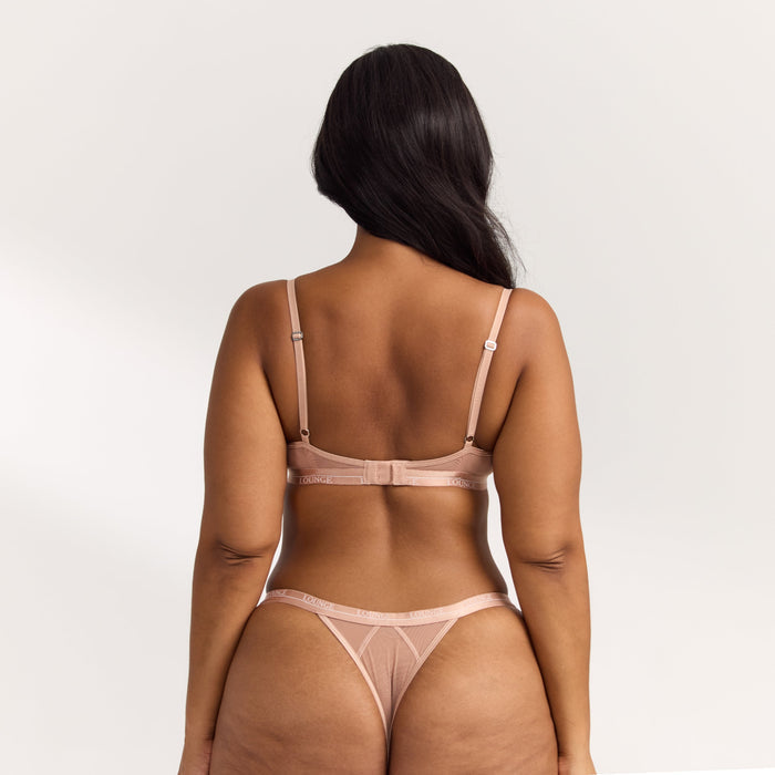 Blossom Balcony Bra  - Dusty Rose