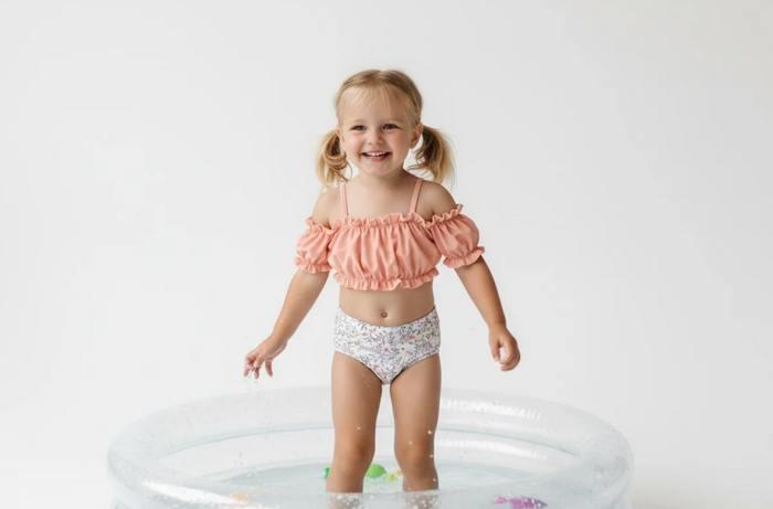 Blush Bloom Two Piece Swimsuit for Girls image 0