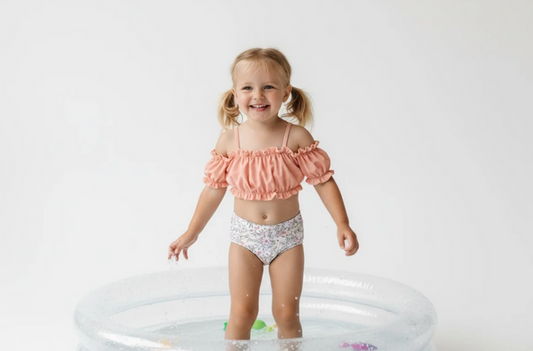 Blush Bloom Two Piece Swimsuit for Girls image 0