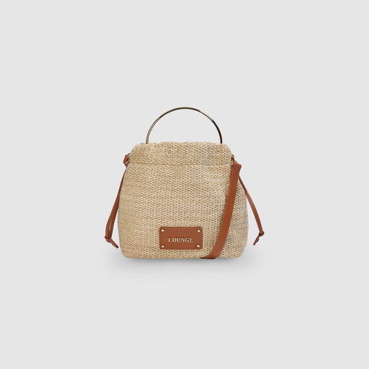 Blythe Bucket Bag - Raffia