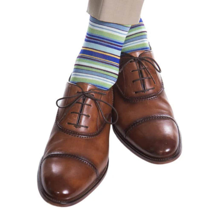 Blue, Green, Yellow Stripes