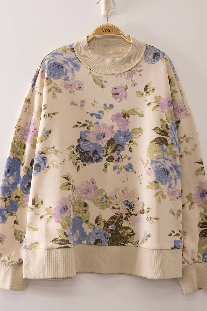 Bristol Cream Floral Sweatshirt