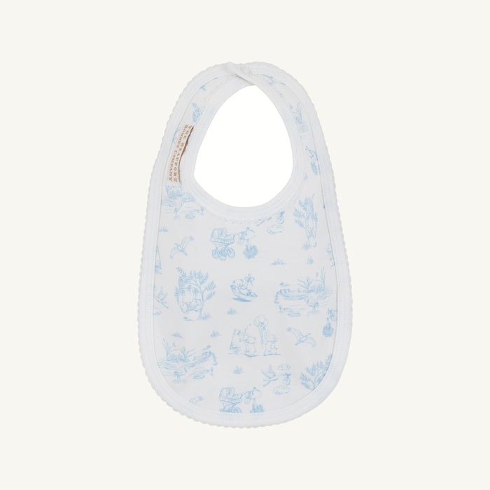 Burp Me Bib - Sir Propers Sweet Arrival (Beale Street Blue)