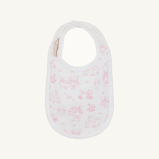 Burp Me Bib - Sir Propers Sweet Arrival (Hamptons Hot Pink)
