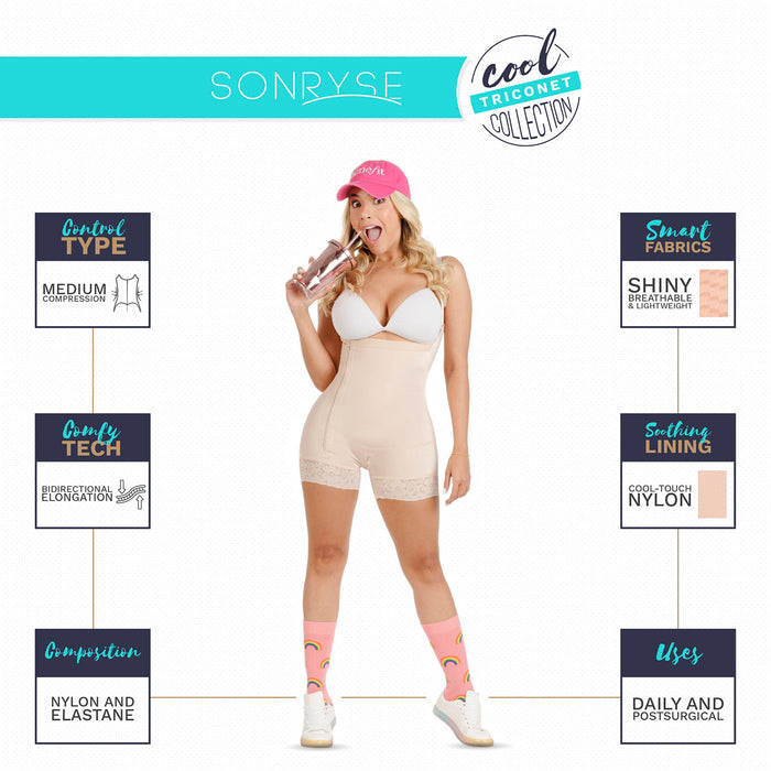 Butt Lifter Tummy Control Shapewear Bodysuit – Daily Use | Triconet