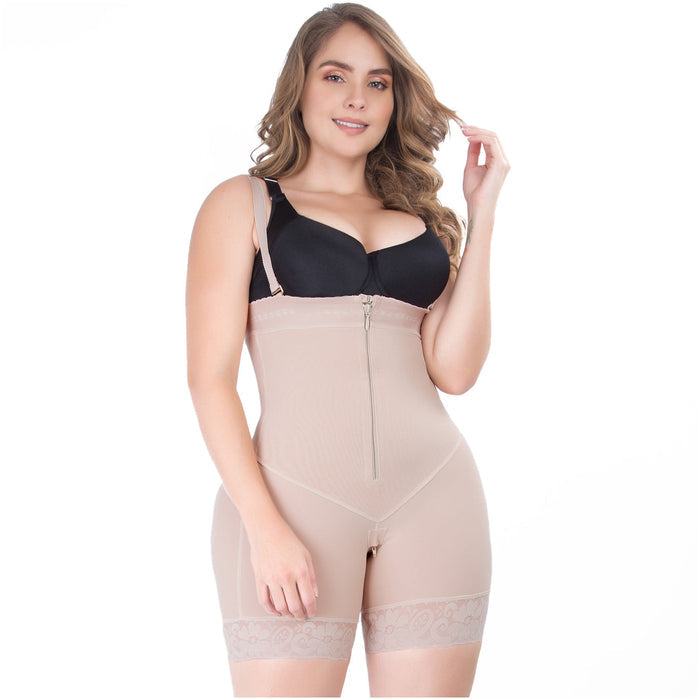 Butt Lifting Shapewear Bodysuit with Wide Hips – Firm Compression