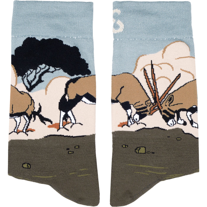 Butting Heads Bamboo Socks