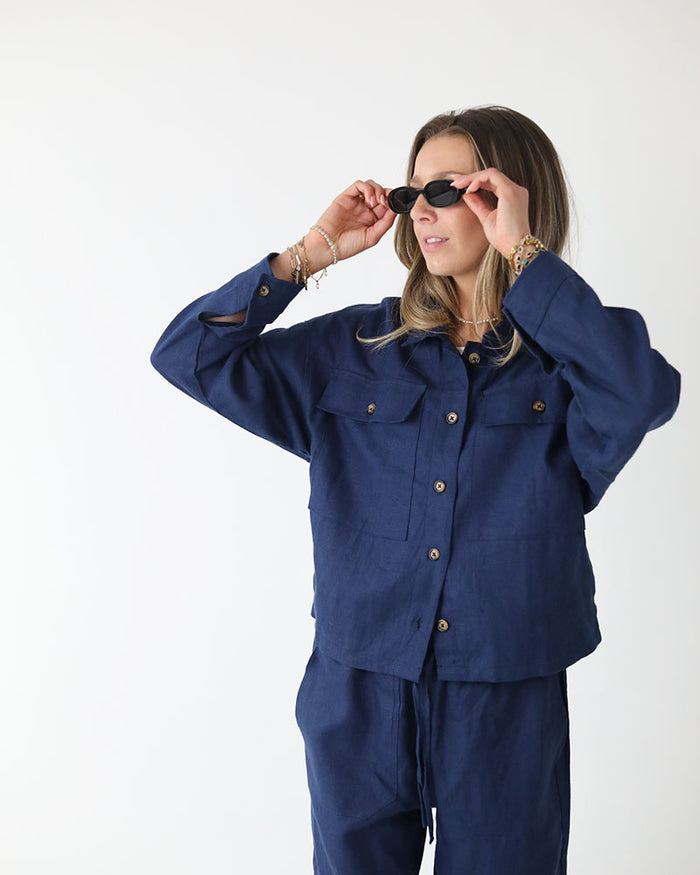 Byron Jacket | 100% Linen