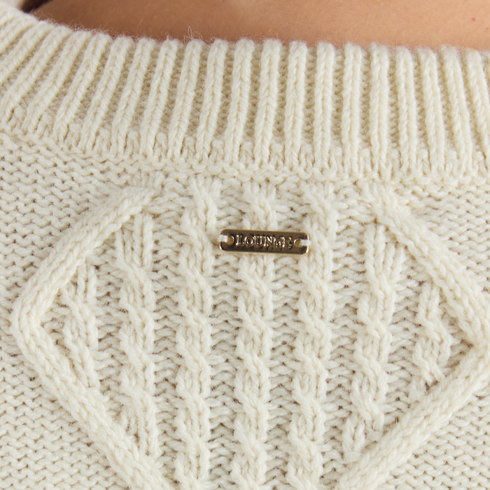 Cable-Knit Jumper - Cream