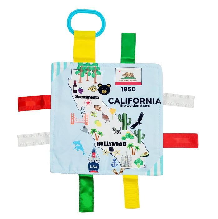 California Crinkle Tag Square