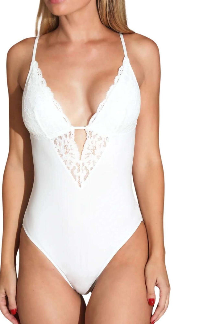 Charlotte Lace and Jersey 3 Way Bodysuit