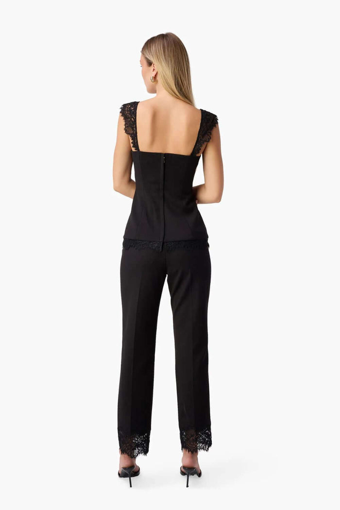 Cami NYC Cheyenne High Rise Pant in Black
