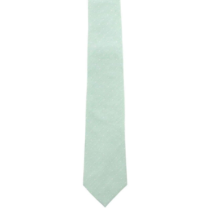 Light Green with Polka Dots