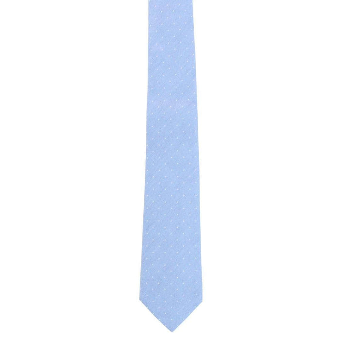 Light Blue with Polka Dots