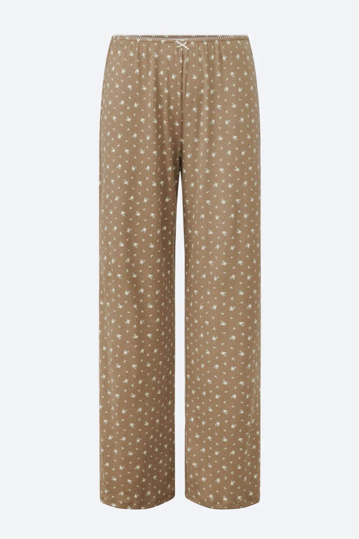 Happy Camp3r Cinnamon Petals Emma Lounge Henley and Lounge Pant Set
