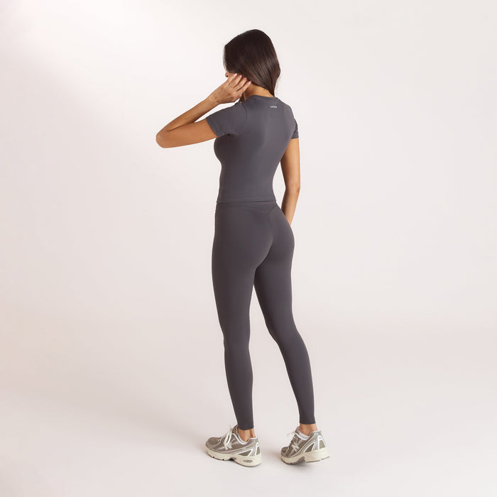 Classic Fitted Top - Ash Grey