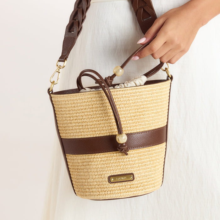 Cleo Bucket Bag - Beige
