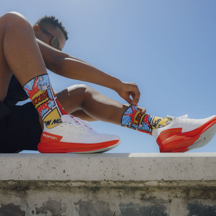 Comic Pop Unisex Active Socks