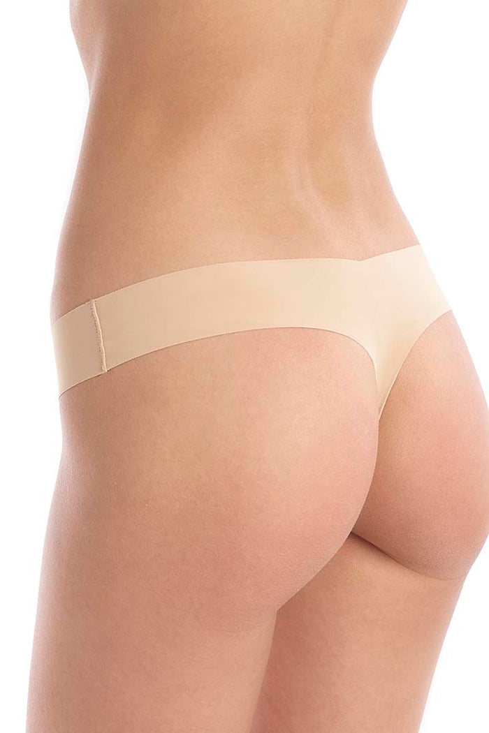 Commando Low Rise Thong Color: True Nude, White, Black, Caramel Size: S/M, M/L at Petticoat Lane  Greenwich, CT